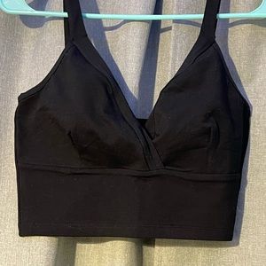 NVGTN Black Cropped Tank